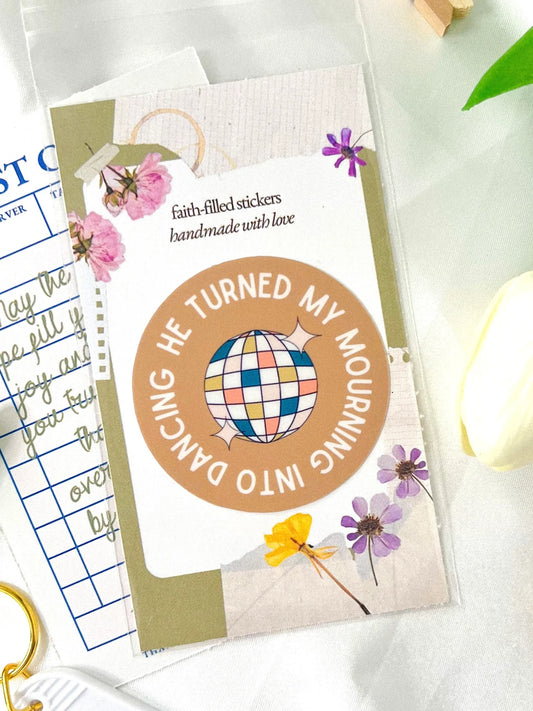 meliandolive sticker cute aesthetic trendy faith waterproof vinyl Bible verse
