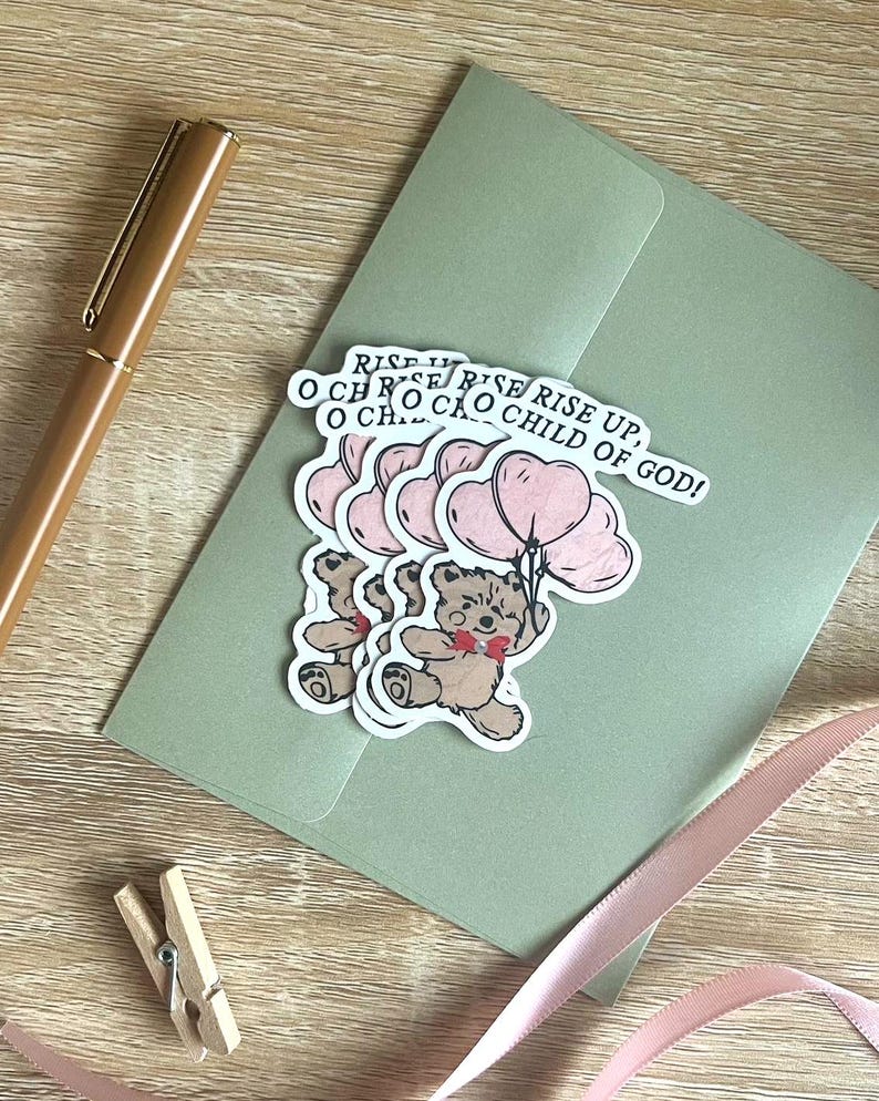 Rise Up O Child of God Sticker