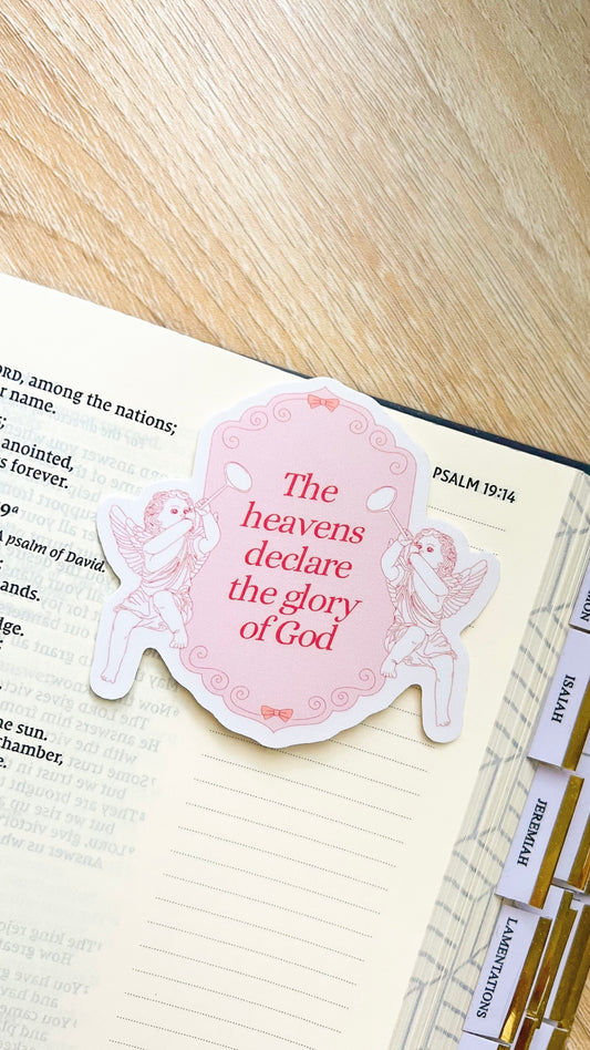 meliandolive glory of God Christian sticker cute aesthetic trendy coquette faith waterproof vinyl Bible verse