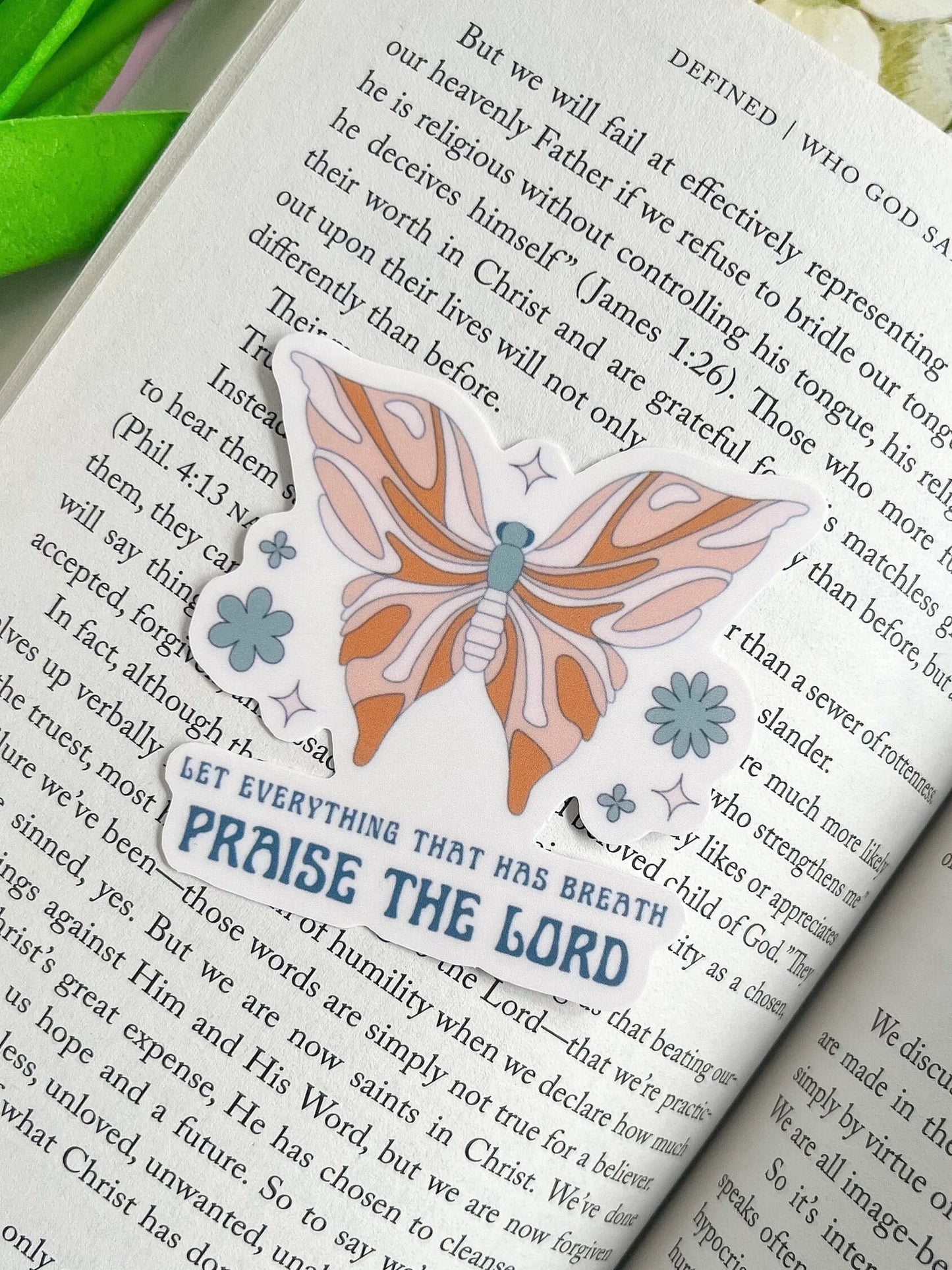 meliandolive stickers aesthetic trendy faith waterproof vinyl Bible verse