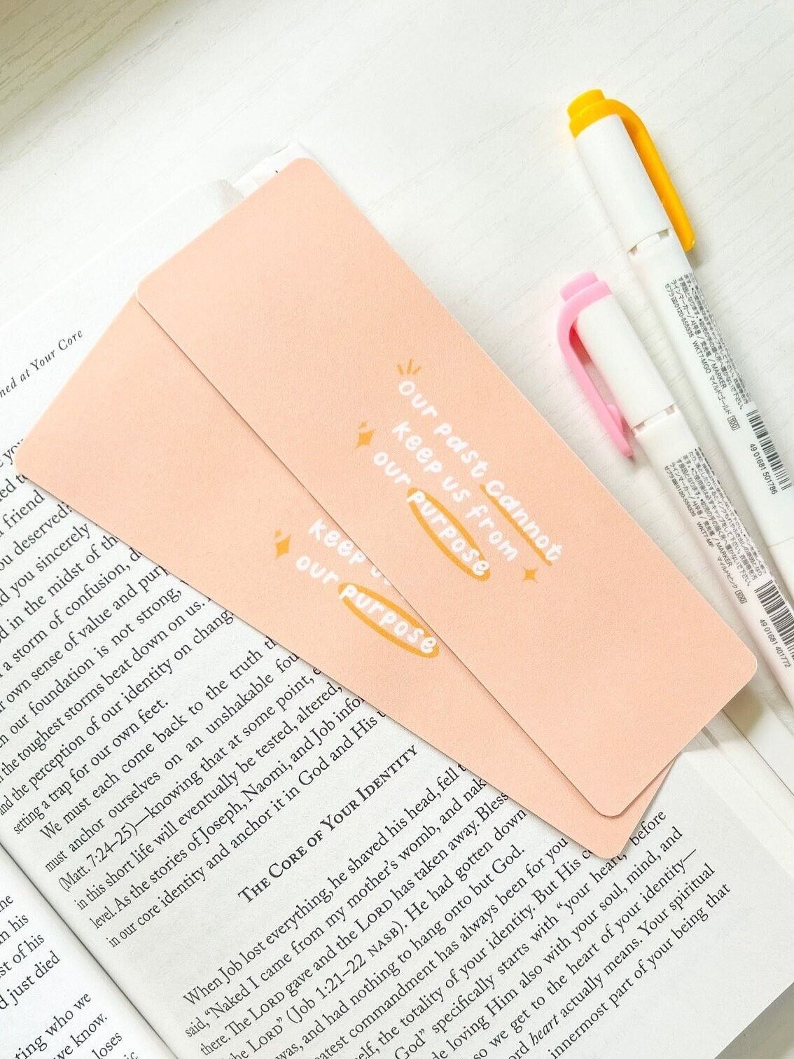 Our Past Cannot Keep Us From Our Purpose Bookmark